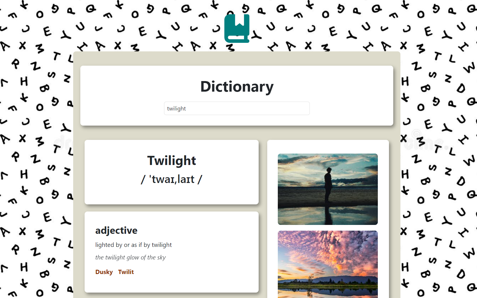 Dictionary Website