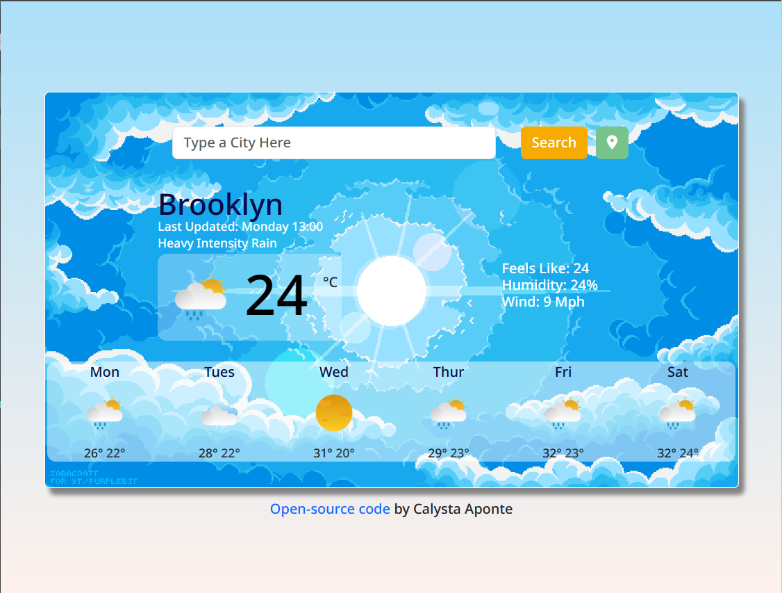 Weather App Preview